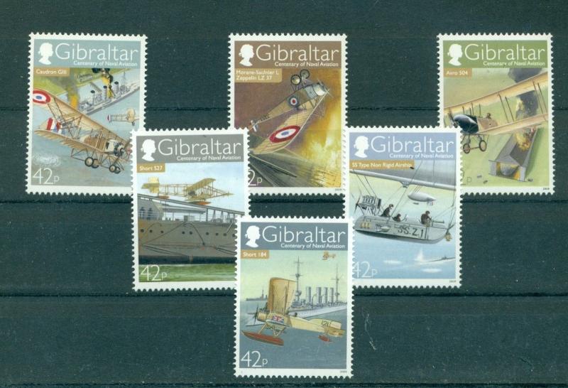 Gibralter - Sc# 1183-8. 2009 Cent. Naval Aviation. MNH $16.00.