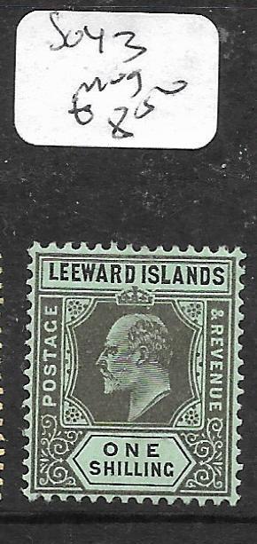 LEEWARD ISLANDS  (PP0105B) KE  1/-  SG 43  MOG