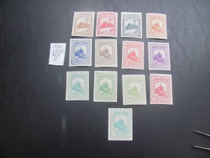 SPAIN 1930 LIGHT HINGED SC 373-385 SET  XF  $439 (154)