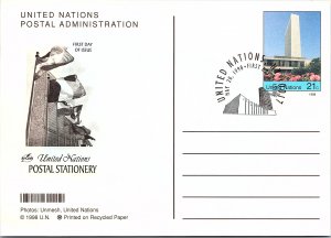 United Nations, New York, Government Postal Card