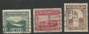 Newfoundland 131-133   Used