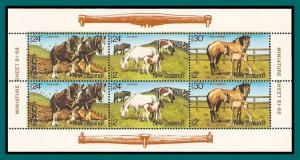 New Zealand  1984 Health, Horses, MS, MNH 