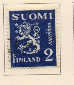 Finland 1930 Early Issue Fine Used 2M. NW-214513