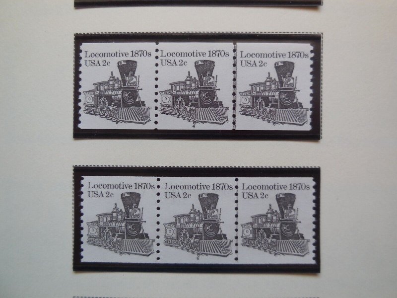 #1897a  2c Locomotive 1870s PNC3 #4  & #6  MNH OG VF