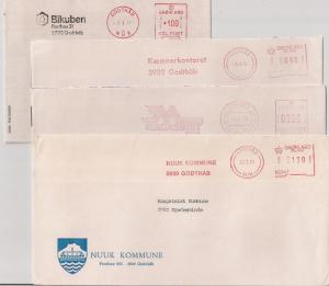 Greenland Collection 9 meter stamp covers inc proof strikes!