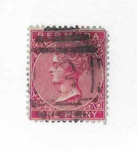 Bermuda Sc #19 1p  used with 3'  duplex cancel VF