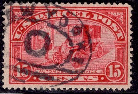 US Stamp #Q7 15c Carmine Rose Parcel Post USED SCV $13.50
