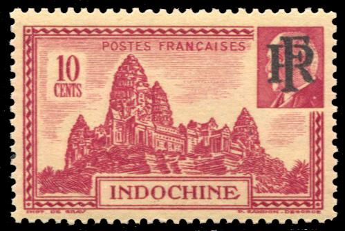 Indo-China 262, MNH, Petain Issue Overprinted