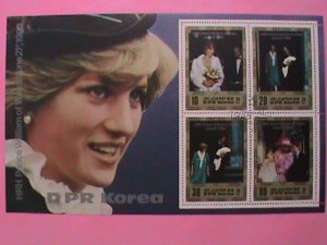 KOREA STAMP: 1982- BIRTH OF PRINCE WILLIAM OF WALES  CTO  NOT HING SHEET.