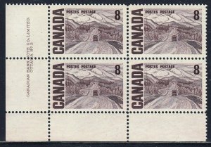 Canada Scott 461 LL Pl #2 MNH - 1967-72 Centennial Issue