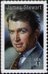 2007 41c James Stewart, Legends of Hollywood Scott 4197 Mint F/VF NH