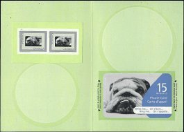 CANADA   # 2047i MNH COMPLETE CARD INCLUDING PHONE CARD  (2)