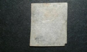 Trinidad #16 used missing corner e206 10079