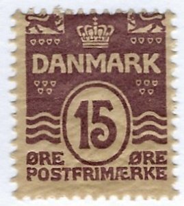 Denmark SC#63 MNH F-VF gum cracking SCV$40.00...Bargain in Demand!