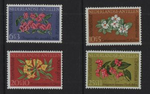 Netherlands Antilles #B64-B67  MNH 1964 flowers