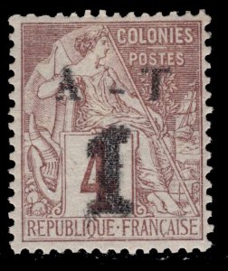 MOMEN: FRENCH ANNAM & TONKIN SC #8 1888 MINT OG H $525 LOT #68682*