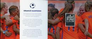 Netherlands 2017 MNH Women's Football European Champions Soccer 1v Silver Stamp