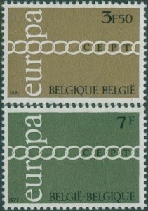 Belgium 1971 SG2203-2204 Europa set MNH