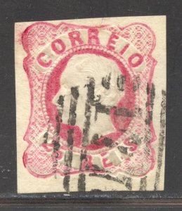 Portugal Scott 14 Used LH - 1862 25r King Luiz - SCV $4.75