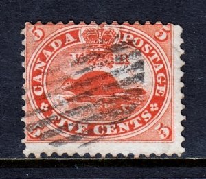 Canada - Scott #15 - Used - Small thin - SCV $37