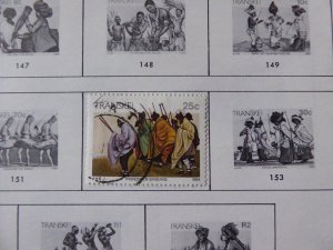 Transkei 1976-1985 Stamp Collection on Album Pages​