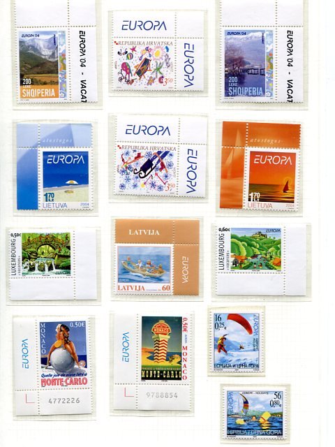 Europa CEPT  2004  complete VF NH  - Lakeshore Philatelics