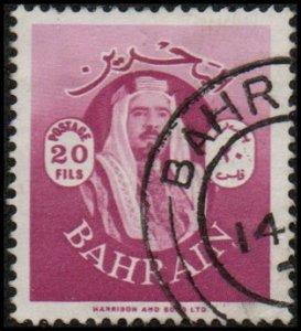 Bahrain 144 - Used - 20f Sheik Isa Bin Sulman Al Khalifa (1966)