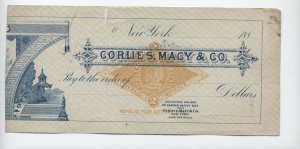 1880s RN-G1 stamped paper specimen New York condor safety [y4839]