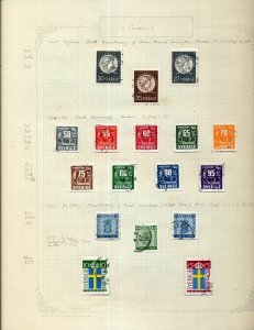 SWEDEN 1949/61 Used Collection on Pages (Apx 150+ Items) (Gar 649