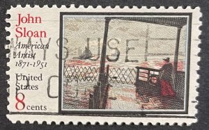 US #1433 Used F/VF 8c John Sloan - American Artist 1971 [G5.9.4]