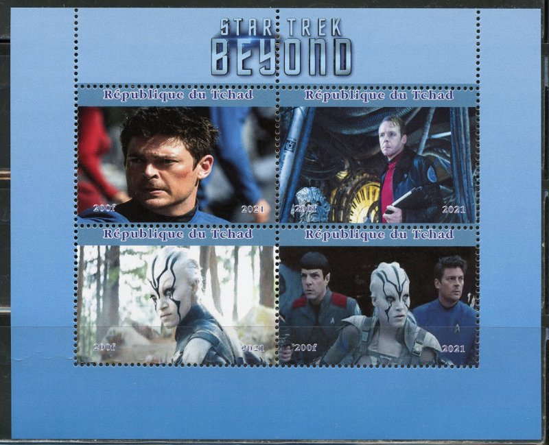 CHAD  2021 STAR TREK  BEYOND  SHEET I MINT NEVER HINGED