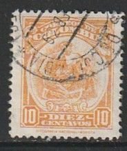 1938 Columbia - Sc 465 - used VF - 1 single - imprint Litografia Nacional Bogota