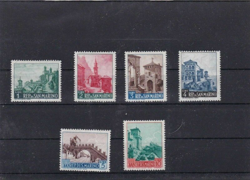 SAN MARINO  MOUNTED MINT OR USED STAMPS ON  STOCK CARD  REF R945