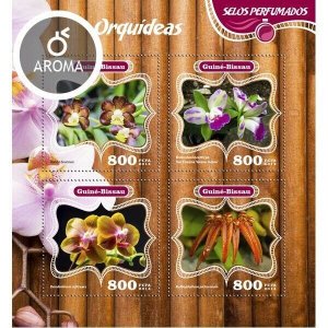 GUINEA-BISSAU 2014 MNH. ORCHIDS  |  Michel Code: 7236-7239