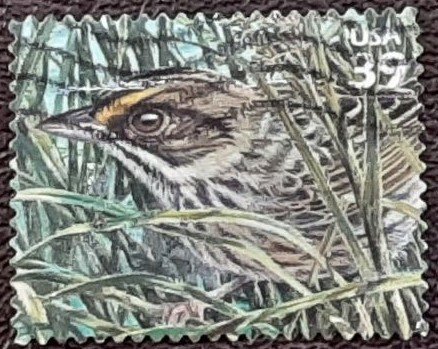 US Scott # 4099h; used 39c Fla. Wetland from 2006; VF centering; off paper