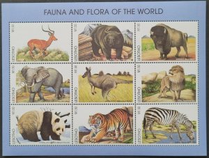 1998 Lesotho 1266-1274KL Fauna 8,50 €