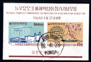 South Korea 433a Souvenir Sheet CTO NH