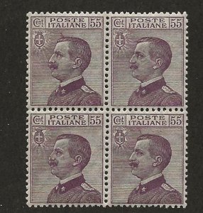 ITALY SC# 105  B/4  VF/MNH