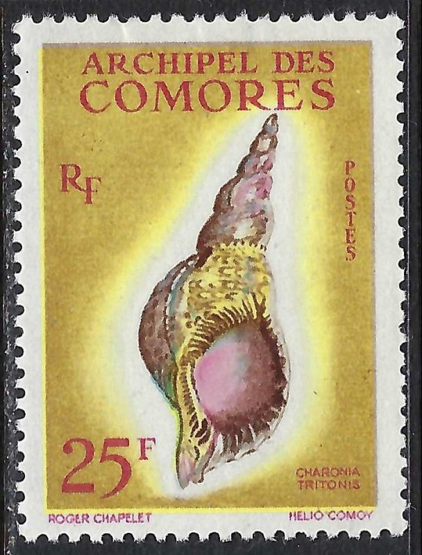 Comoro Islands 53 MOG SEA SHELL Y609-1