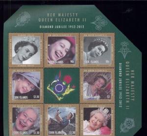 COOK ISLANDS  #1407a Souvenir Sheet MNH - Queen Elizabeth II - 35