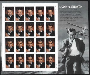 US #3692 Mint Sheet, Cary Grant, M-NH*-