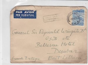 General Sir Francis Reginald Wingate 1949 Airmail Belgium Stamps Cover refR17352