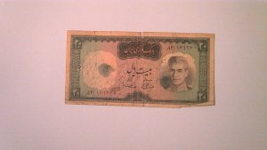 IRAN 20 RIALS BANKNOTE