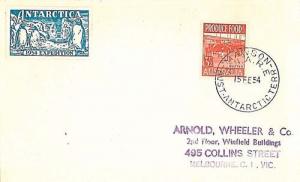 POLAR : COVER - AUSTRALIAN ANTARCTIC TERRITORY 1954