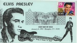 1993 Elvis Presley (Scott 2721) Garik Cachets FDC