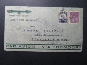 Brazil 1932 Graf Zeppelin Cover to Germany  - Z10423 