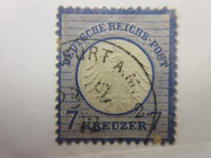 GERMANY, Scott: 10, Small Shield, USED, Lot31, Cat $85