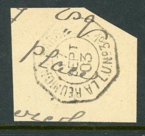 Reunion 1903 Circular Date Stamp T429