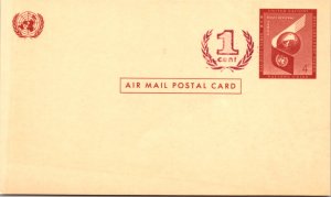 United Nations, New York, Government Postal Card