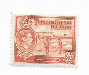 Turks and Caicos #83 MH - Stamp - CAT VALUE $2.50